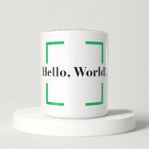 Śmieszny Kubek Dla Programistow - Hello, World!